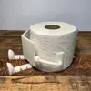 Portarrollos de papel higiénico de plástico creativo, compañero de lectura impreso en 3D, adorno de soporte para rollo de papel, adorno de juguete transfronterizo al por mayor