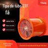 Ventilador Axial de Cilindro Yitong Eletromecânico CTF para Tubulação à Prova de Óleo e Umidade Exaustão de Fumaça Ventilador Industrial