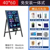 Pizarra Luminosa Electrónica LED Tablero Fluorescente Pantalla Publicitaria Puesto de Mercado Nocturno Tienda Pantalla de Escritura a Mano Comercial