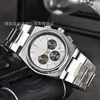 2022 Masculino Comércio Exterior Aliexpress Pulseira de Aço 6 Pinos Relógio de Quartzo Aço Inoxidável Pulseira de Aço Relógio Fabricante Atacado