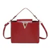 Bolso de Moda de Color Sólido Lujo Ligero 2026 Verano Nuevo Estilo Hombro Único Retro Personalizado Bolso Cruzado para Mujer Bolso de Mano con Letras para Mujer
