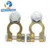 Venta directa de fábrica, cabezal de pila de batería, mandril de batería de cobre puro, tornillo único, clip de batería M10, terminal de cableado de batería