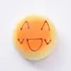 Pan Sonriente de Simulación Modelo Creativo Adornos Accesorios de Enseñanza para Fotografía Rebote Lento Pan Falso Artesanía de Resina