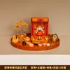 Enfeite Árvore da Fortuna de Cristal, Deus da Riqueza Estilo Chinês, Decoração de Ano Novo para a Entrada, Chá de Casa Nova, Presente para Prosperidade nos Negócios