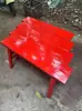 Mesa grande roja estilo antiguo desmontable y plegable de los Ocho Inmortales, mesa de altar estilo chino rural, mesa de adoración de madera maciza, mesa de banquete y otros tipos.