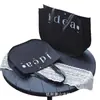 Bolsa de mano cuadrada y redonda de tela no tejida engrosada, bolsa universal de luna para tienda de ropa, centro comercial, logo personalizado