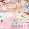 Llavero Creativo de Arena Líquida Flor de Cerezo Popular Colgante de Pétalo Acrílico para Bolsa Regalo para Pareja Mochila Venta al por Mayor
