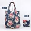 Bolsa de Compras Plegable Ecológica de Poliéster Portátil para Supermercado, Bolsa Tote Grande de Almacenamiento, Bolsa de Comestibles de Dibujos Animados, Venta al por Mayor