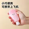 Kit de necessaire portátil de viagem recarregável, produtos de skincare, shampoo, gel de banho, creme para as mãos, frascos recarregáveis de cosméticos