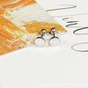 Color acero plata Serie Acero titanio material incoloro superventas nuevo superventas aretes de tornillo tachuelas para cartílago