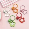 Llavero de campana de estrella, lindo diseño de caricatura, alto valor estético, accesorio versátil para bolso, decoración unisex para bolso, regalo pequeño