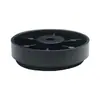 Pads de Pie de Plástico para Audio, Pads de Pie de Plástico para Amplificador Subwoofer, Pads de Pie de Plástico ABS Absorbente de Impactos con Base de Esponja y Diseño de Borde Dorado