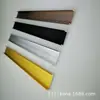 Fita de borda decorativa em liga de alumínio em forma de U, cor preto fosco, para guarda-roupa, armário, sem ranhura, linha de fechamento, móveis, placa ecológica, tira de fixação