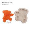 Tanabata Dia dos Namorados molde de silicone urso do amor açúcar chocolate bolo molde gota cola ferramentas de panificação pronta entrega
