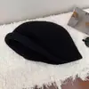 Sombrero de pescador de punto versátil para mujer, perfecto para otoño e invierno, te mantiene abrigada y hace que tu cara se vea más pequeña. Nuevo estilo