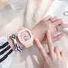 Reloj de silicona bonito y popular para comercio electrónico, moderno, luminoso, deportivo, para estudiantes, con correa cuadrada, reloj de gran atractivo.