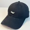 Nueva tendencia de moda primavera para hombres y mujeres gorra de béisbol con bordado tridimensional de todas las combinaciones color sólido para cabeza grande cara pequeña gorra
