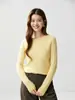 ¡Viaje sencillo! Suéter de Cachemira Nuevo de Punto Trenzado con Cuello Redondo para Mujer Otoño/Invierno Suéter de Punto Pullover Capa Base Adelgazante