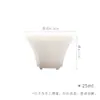 Taza Maestro de Arcilla Esmaltada en Ceniza Forma de Flor Estilo Dinastías Tang y Song, Juego de Té Kung Fu Tradicional, Taza de Degustación de Cerámica para Uso en Casa, Taza Individual