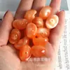 Cor Gradiente Olho de Gato Atrai-Riqueza Contas Yuanbao DIY Miçangas Artesanais Buraco Reto Miçangas Soltas Chaveiro Alça de Celular Acessórios de Pingente