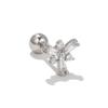 Ins Estilo Pequeno Flor Brincos de Orelha Feminino Pequeno e Requintado Moda Zircão Brincos Dormindo Livre-escolhendo Orifícios de Orelha Brincos de Orelha