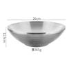 Cubo Tazón de Acero Inoxidable 304 de Doble Capa Anti-Escaldadura Transfronterizo Tazón para Ramen de Hotel Tazón Japonés Aislante del Calor Cuenco para Cocinar Tazón para Sopa y Fideos