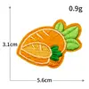 Fresa Sandía Caricatura Planchado Serie Frutas Pegatinas de Tela Insignia Bordada para Ropa de Niño, Equipaje, Zapatos y Sombreros Accesorios Parche Pegatinas