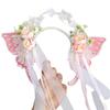 Nova Tiara de Fada Borboleta Headwear Decorativo para Performance de Feriado Infantil Acessórios de Cabelo Fofos Versáteis Estilo Lolita Mori