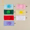 Accesorios Europeos y Americanos Transfronterizos para el Cabello Infantil Diadema Ancha Suave de Color Sólido Protección de la Fontanela Malla para Bebés Diadema para Bebé Flor