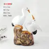Rocalla Artificial Bonsai Adornos Cerámicos Piedra Absorbente de Agua Accesorios Serie Feihe Paisajismo Micro Paisaje Grulla Pequeña Goteo de Agua