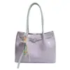 Bolso Tote de Hombro de Moda y Fresco Estilo Crema para Mujer, Nuevo Modelo Primavera Temprana 2026, Bolso de Mano y Hombro de Gran Capacidad para Viajes Diarios