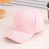 Gorra de béisbol ligera de comercio exterior al por mayor para niños y niñas, gorra con visera de color sólido, sombrero simple versátil, estilo coreano