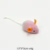 Brinquedo para Gato Rato de Pano Colorido Simulação Pelúcia Pequeno Rato Brinquedo de Erva-do-Gato Autentretenimento do Gato Descompressão Brinquedo para Pet