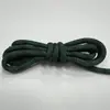 Nova Corda Redonda Preta com Pontos Pretos de Poliéster Grosso 5mm Paracord para Moletom, Calça, Chapéu, Cadarços, Cordão de Bolsa DIY