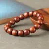 Fidelity Xizang Pulseira de Madeira Pêssego Velho Raio do Milênio Estrada Noturna Fraca Pulseira Sem Cera para Homens e Mulheres