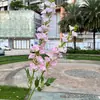 2026 Nuevo Modelo Delphinium Rosa Comercio Exterior Delphinium Rosa Grande Jacinto Violeta Decoración de Pasillo de Boda