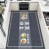 Alfombrilla Antideslizante de Tierra de Diatomeas, Alfombrilla de Pie de Área Grande de Cobertura Total, Resistente a la Suciedad para el Hogar, Fácil de Cuidar, Absorbente de Agua y Aceite, Alfombrilla de Piso para Cocina