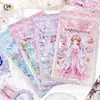 Sueños de Hadas Nublados Estilo Antiguo Paquete de Pegatinas para Vestir Colección para Niños Niñas Libro de Disfraces de Princesa 3-6 Años Juguete Educativo