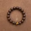 [Estilo Clásico] Cuentas de Fragancia Natural Tradicional Pulsera Collar de Cuentas Herbales de los Cinco Elementos Hecho a Mano Lote Mixto Set de Caja de Regalo