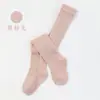 Leggings Finos de Algodón con Malla Hueca para Bebés y Niños Pequeños con Patrón de Espiga de Trigo para Primavera y Verano