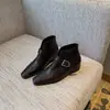 Nova chegada: Botas Femininas que Aumentam a Altura em 5CM, Novidade Primavera de 2026 Estilo Europeu e Americano, Botas de Cano Curto com Bico Quadrado, Botas de Moda Emagrecedoras