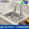 Tina Grande Individual de Acero Inoxidable 201 Moldeada Elástica de una Pieza para Cocina, Lavabo y Fregadero para Lavar Verduras