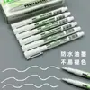 50 gastos de envío cabeza fina marcador blanco aceitoso impermeable secado rápido no se decolora bolígrafo para llantas bolígrafo de pintura Marca exprés