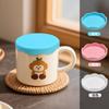 Amazon Tapa de Silicona para Taza Creativa de Dibujos Animados Tapa de Silicona para Vaso de Agua Tapa de Silicona para Vaso de Nieve Tapa para Taza Antiescaldante