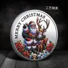 Medalha Comemorativa do Papai Noel Fornecedor Transfronteiriço Artesanato de Relevo Estéreo Véspera de Natal Europeia e Americana Comemoração de Natal