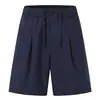 Pantalones de Trabajo Rectos de Pierna Ancha Casuales Funcionales Nanxia Tendencia Japonesa Sueltos Casuales Shorts de Color Sólido Nuevo Estilo de Verano