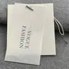 Etiquetas de Roupa, Design Gratuito e Personalização, Papel Especial, Etiquetas de Roupas Femininas de Luxo Acessível, Etiqueta de Marca Hang Tags Elegante e Moderna