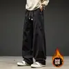 Jeans Elásticos para Hombre Pantalones Rectos de Otoño para Hombre Pantalones Deportivos Holgados Pantalones de Hombre Pantalones Casuales Pantalones Largos Estilo Terciopelo