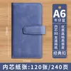 Cuaderno A6 Hecho a Medida con Cierre, Bloc de Notas de Alta Calidad para Oficina y Estudio, Cuaderno Portátil de Bolsillo