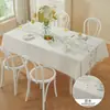 Toalha de Mesa Bordada de Algodão e Linho de Alta Qualidade Floral à Prova d'Água para Mesa de Jantar Simples Moderna para Mesa de Centro Capa de Mesa
